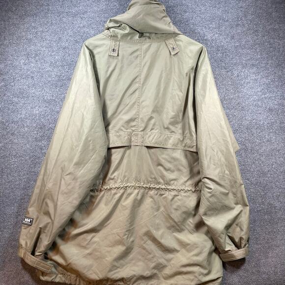 Helly Hansen Packable Wind Jacket Men's XL Green Full Zip Pockets Mesh Nylon - Picture 9 of 10